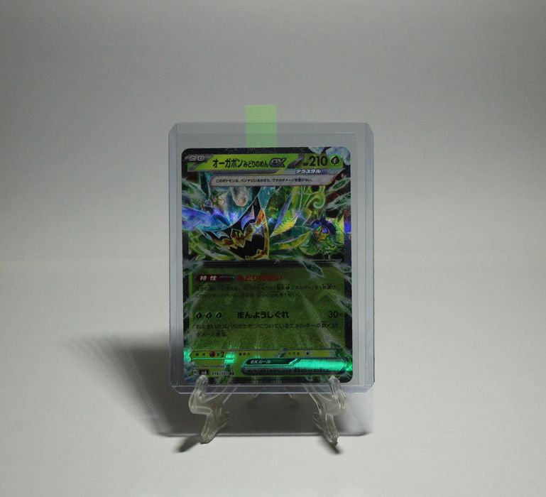 Pokemon oryginalna japońska karta Teal Mask Ogerpon ex (sv6 016)