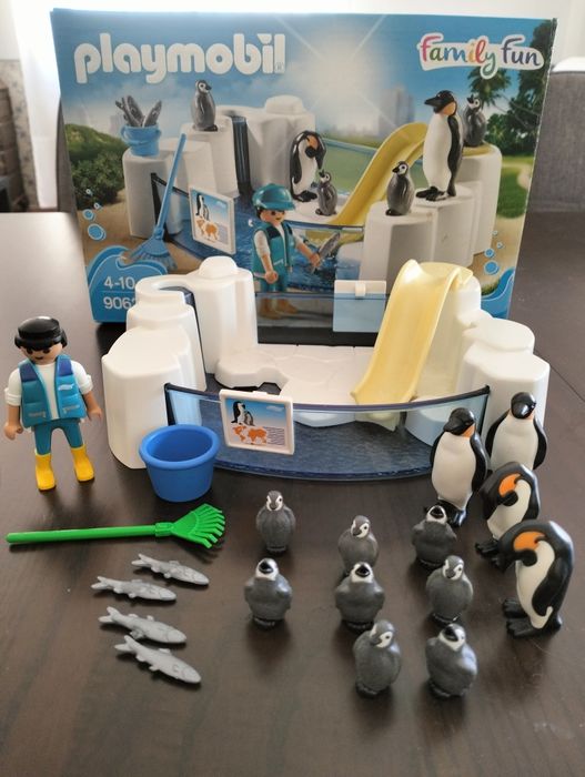 Caixa de Playmobil - tanque de pinguins