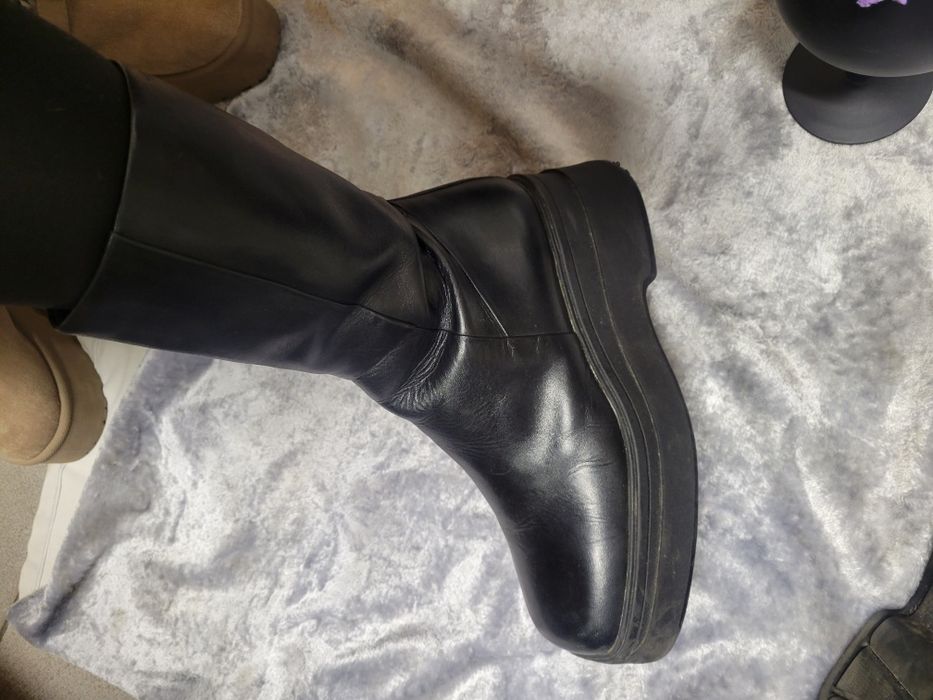 Шкіряні черевики vagabond 41 жіночі ботинки кожаные сапоги