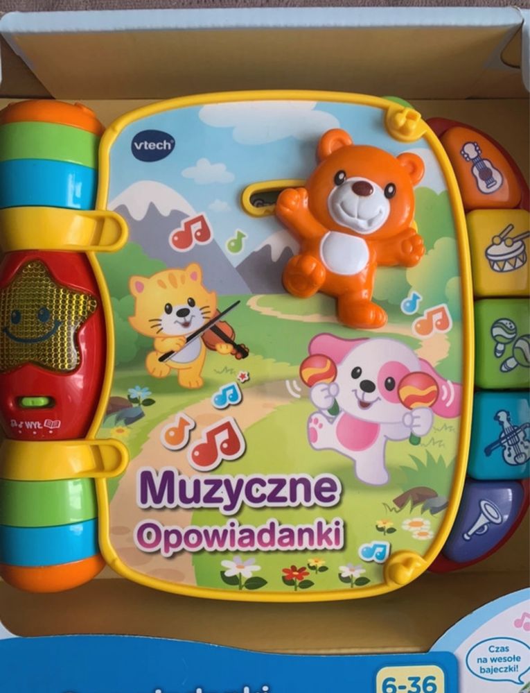 Książeczka interaktywna „Muzyczne Opowiadanki" Vtech Trefl Nowa