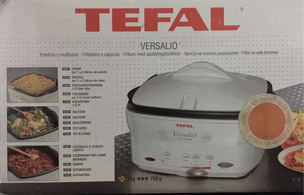 Fritadeira e caçarola Tefal Versalio