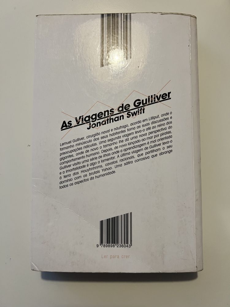 Livro “As Viagens de Gulliver”