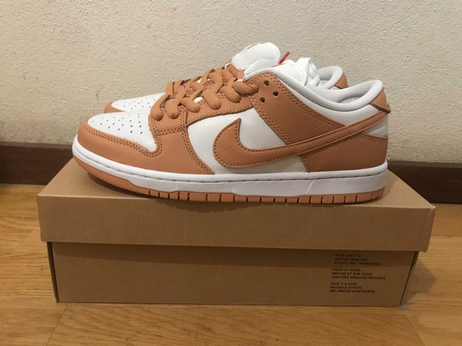 Nike SB Dunk Low Pro ISO Light Cognac US8 41 EU