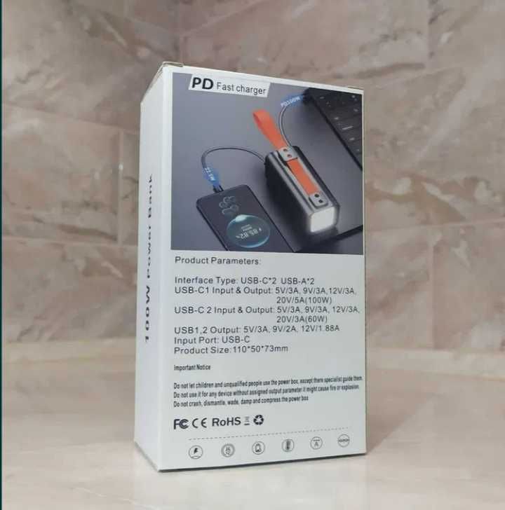 Павербанк 500000 mAh 100w