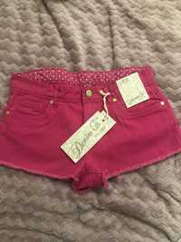 Рожеві джинсові шорти DENIM CO