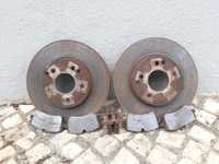 Discos e pastilhas frontais mercedes w203