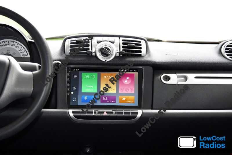 Auto Rádio 9' SMART 2010 a 2015 | GPS ANDROID Bluetooth USB APPS WIFI