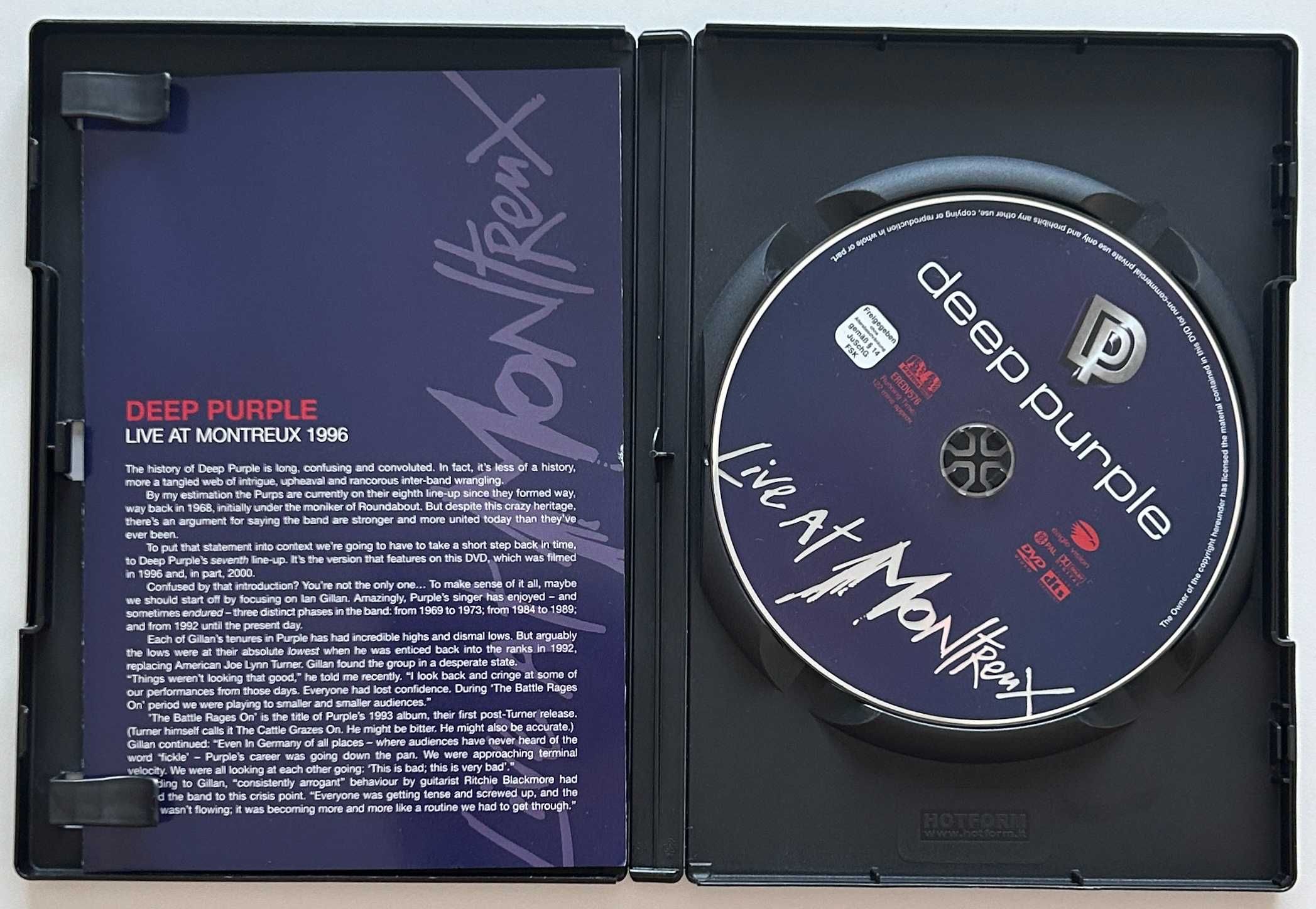 Deep Purple - Live at Montreux 1996 - DVD