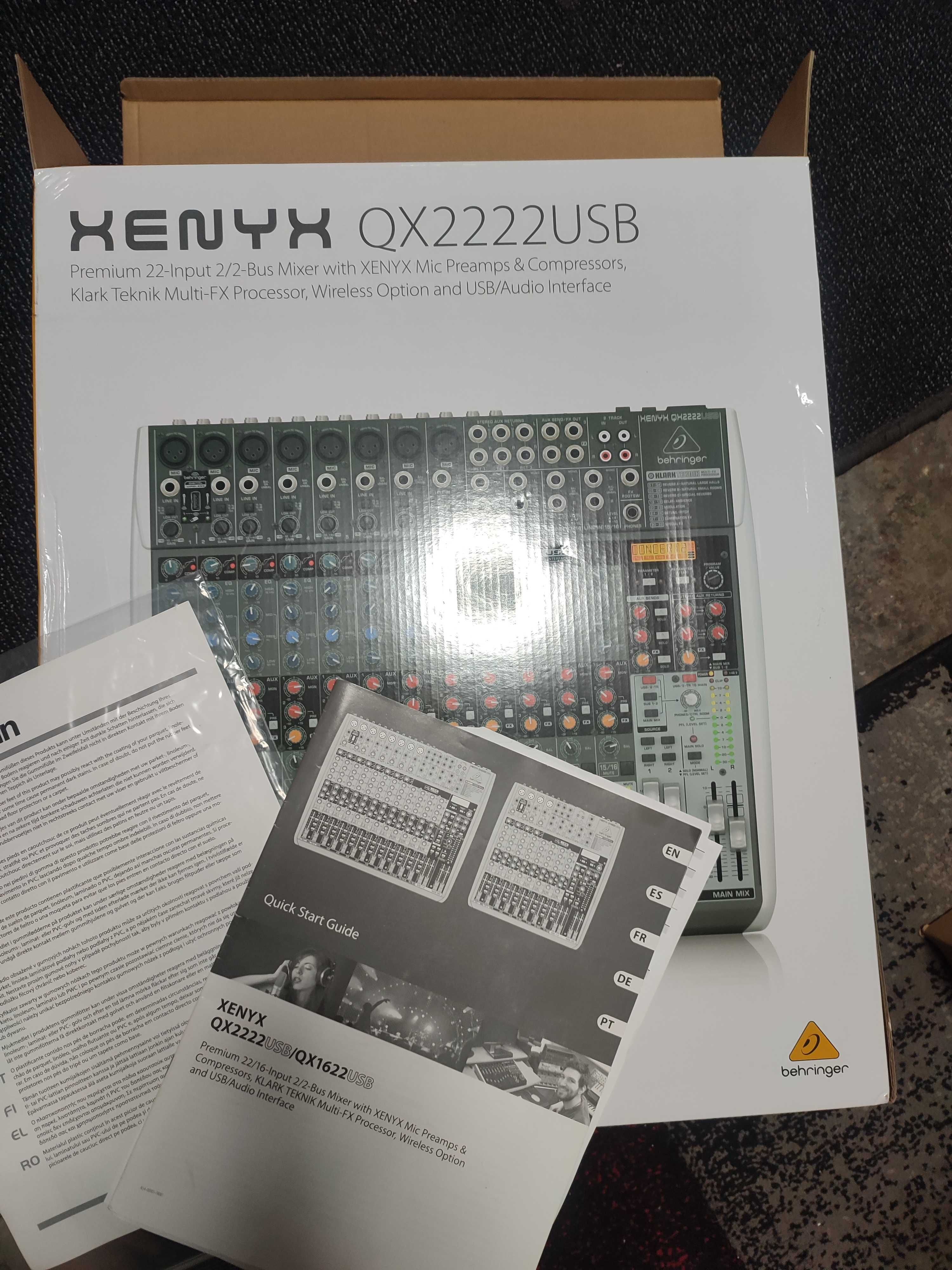 Behringer Xenyx QX2222USB na gwarancji.