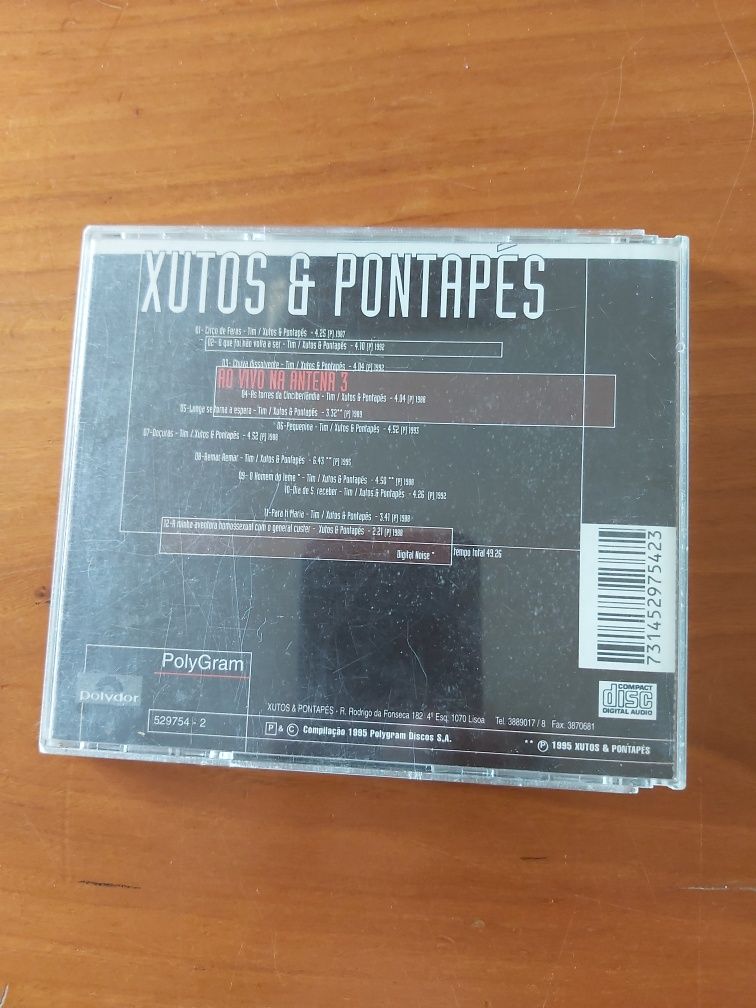 Xutos e Pontapés - CD - ao vivo na antena 3
