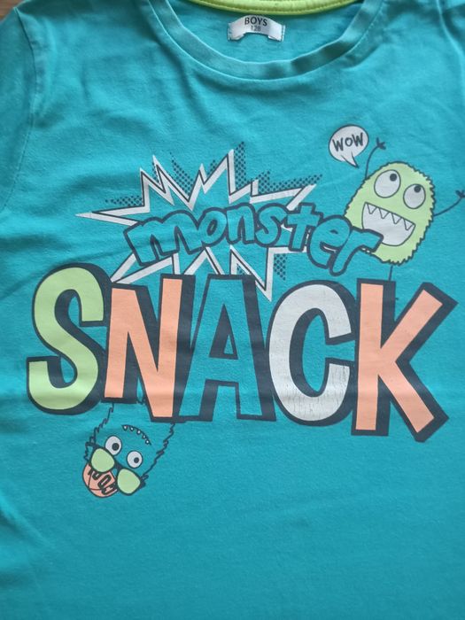 Koszulka krótki rękaw dla chłopca w wieku 7-8 lat rozm. 128 Pepco