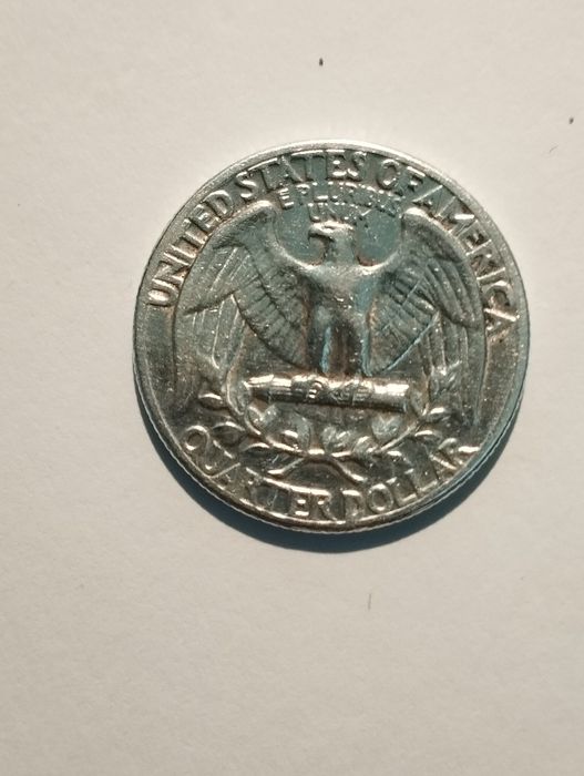 Moeda de Prata 900 Quarter Dólar 1952 EUA