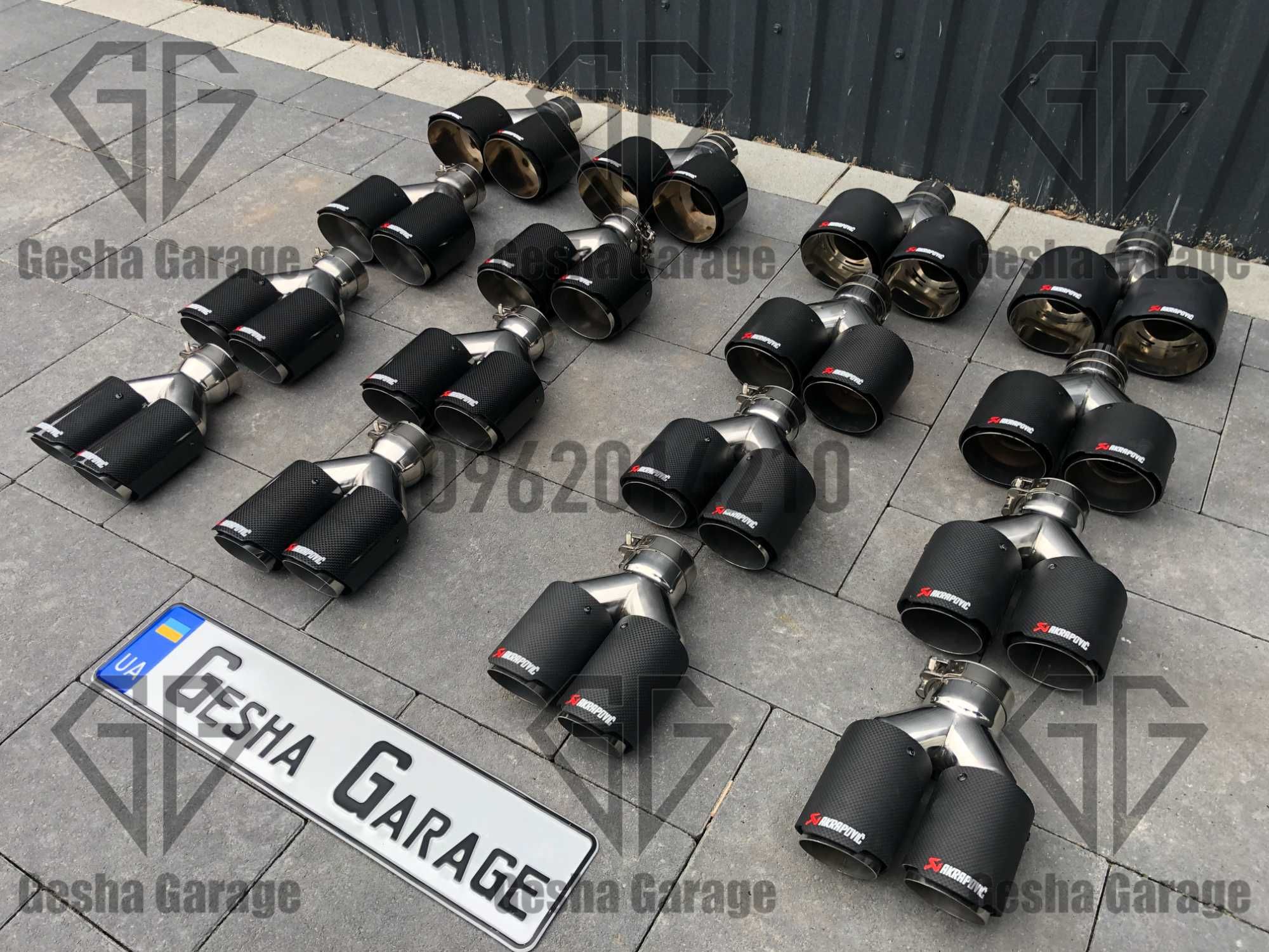 Насадка на глушитель akrapovic акрапович 76 мм 89 мм 101 мм 114 мм
