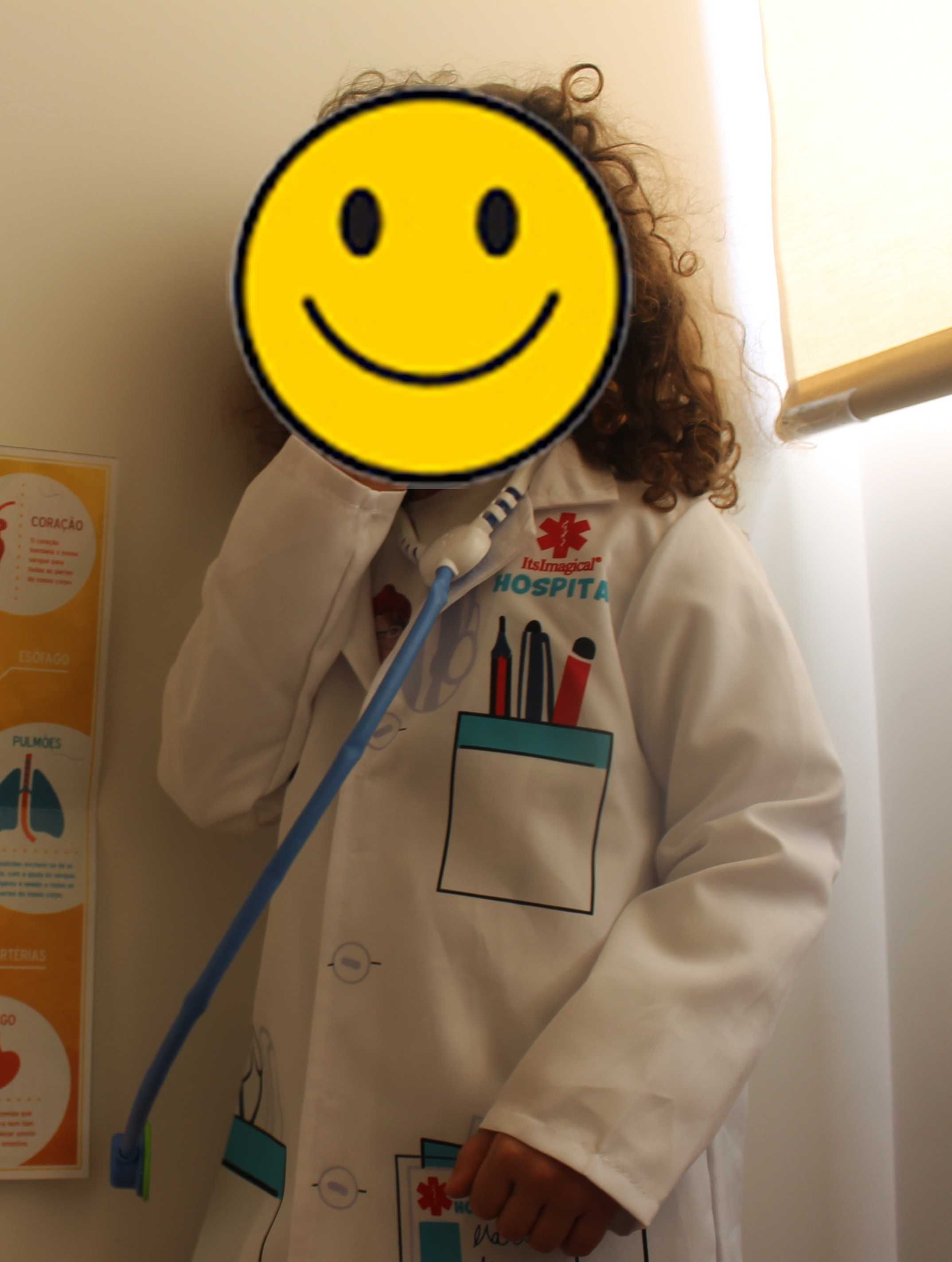 Fato de Médico para criança tamanho 6 - 8 anos