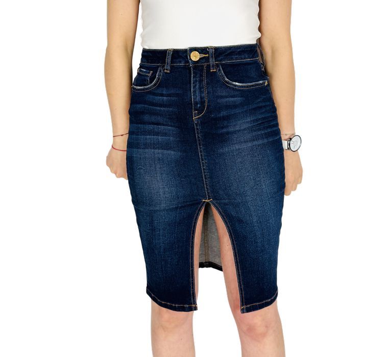 Jeansowa spódnica ołówkowa XXS 32 River Island