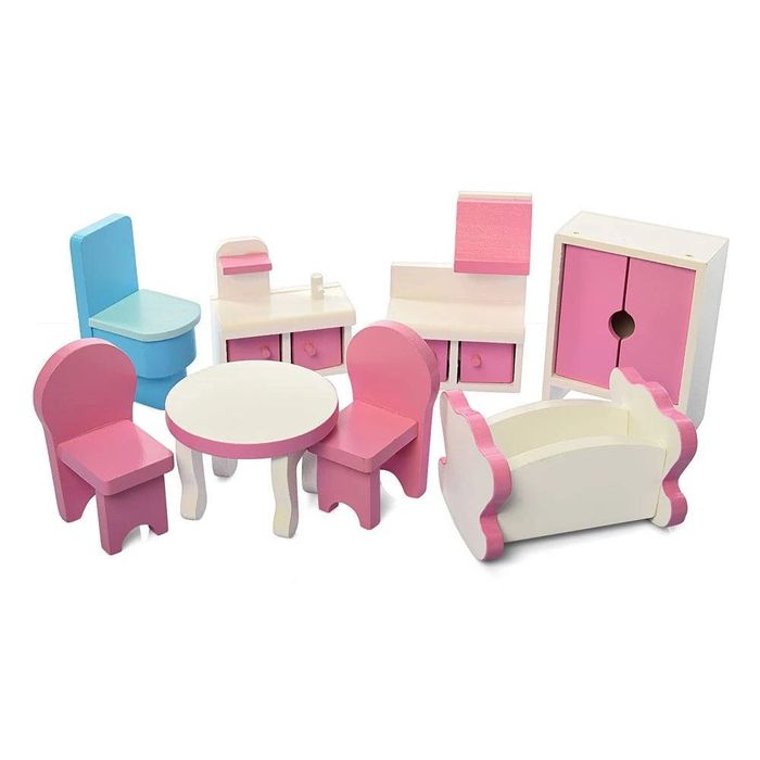 Ляльковий будиночок Limo Toy MD-1204 — великий дерев'яний 3-поверховий