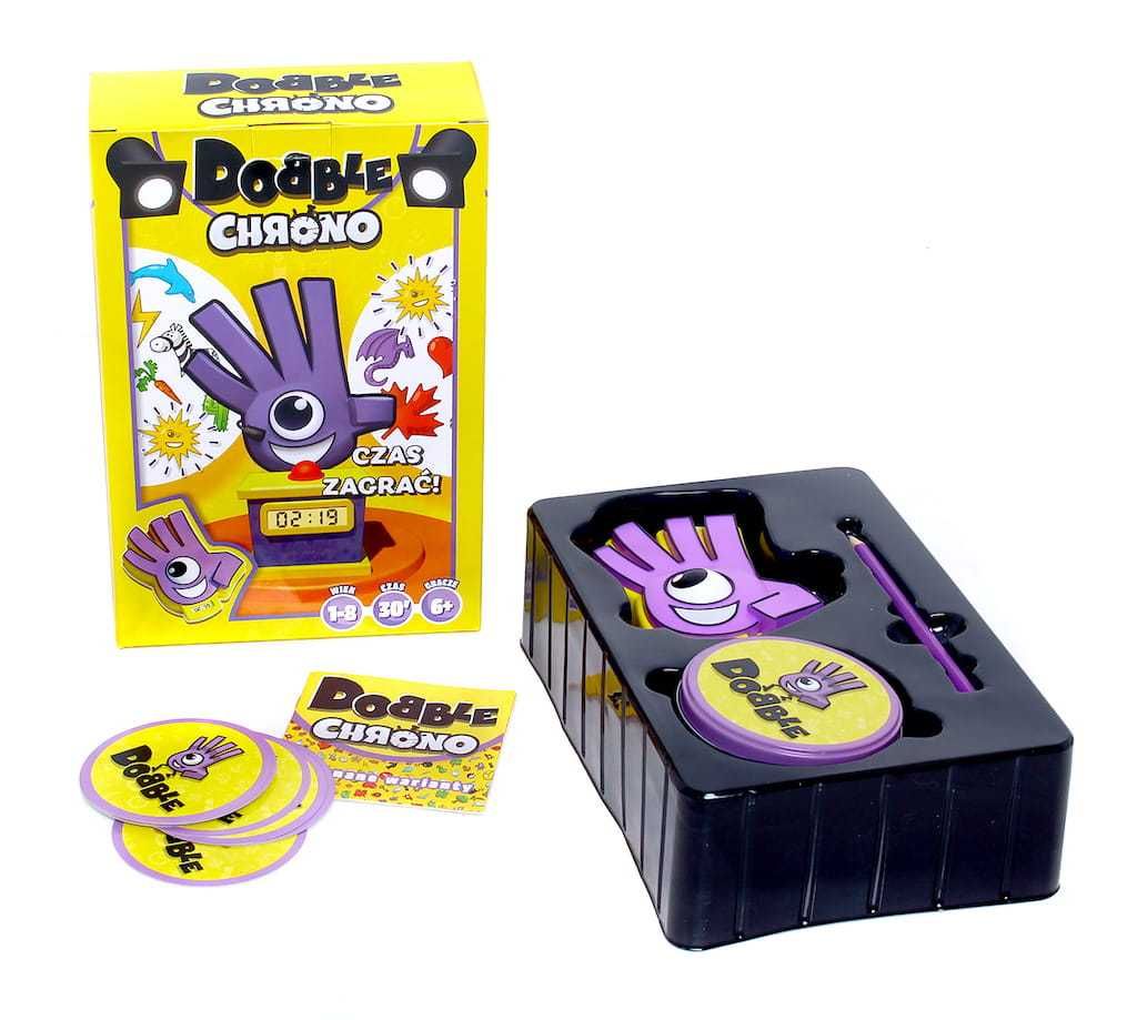 Dobble Chrono gra rodzinna edycja polska