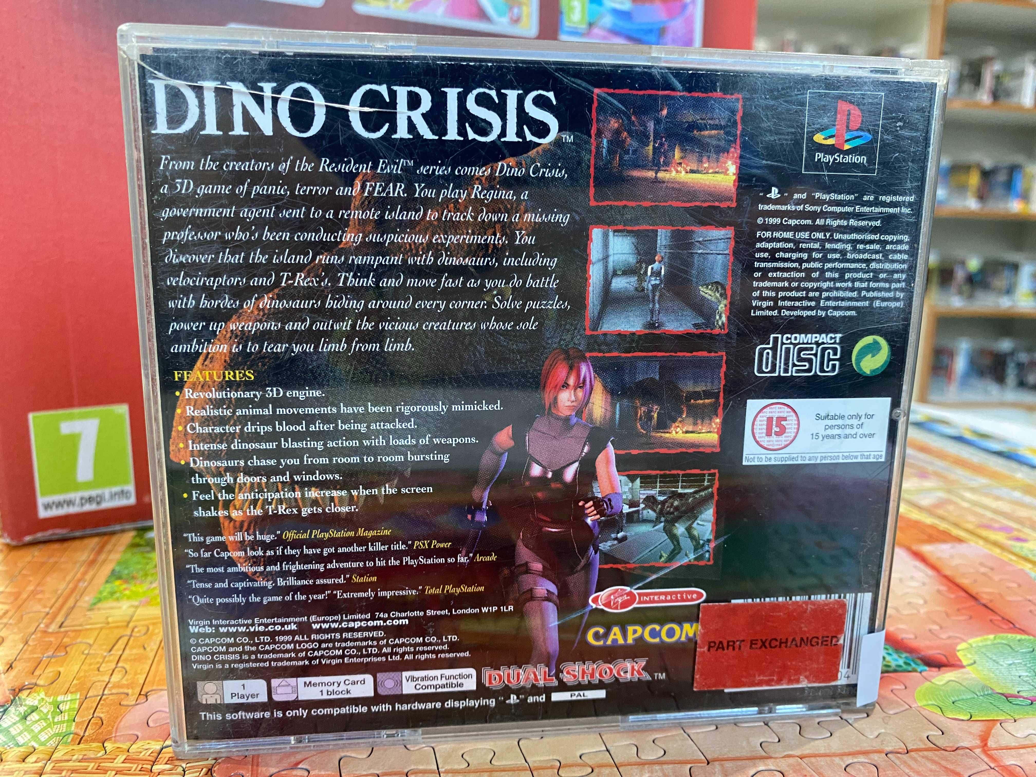 Dino Crisis PS1 Sklep Iława
