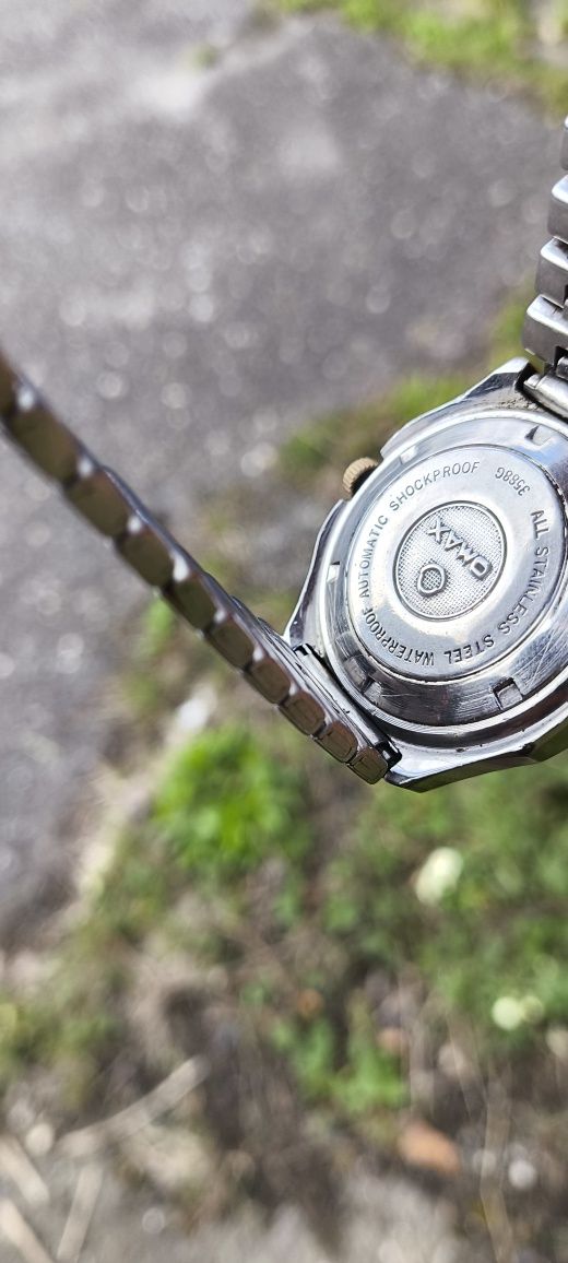 Zegarek automatyczny Omax crystal  25 jewels Japoński Vintage .