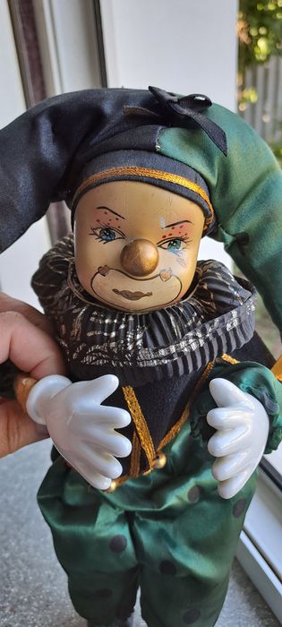 Кукла Пьера -Арлекин интерьерная