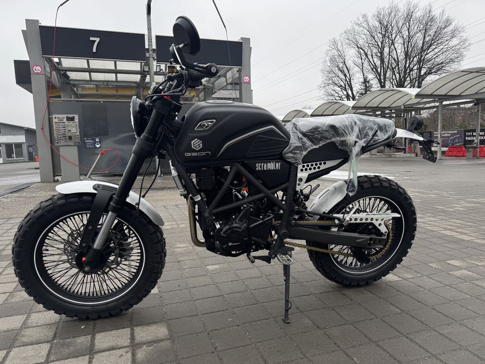 NEW Geon Scrambler 250 4V Matt Black 2025 Кредит/Доставка
