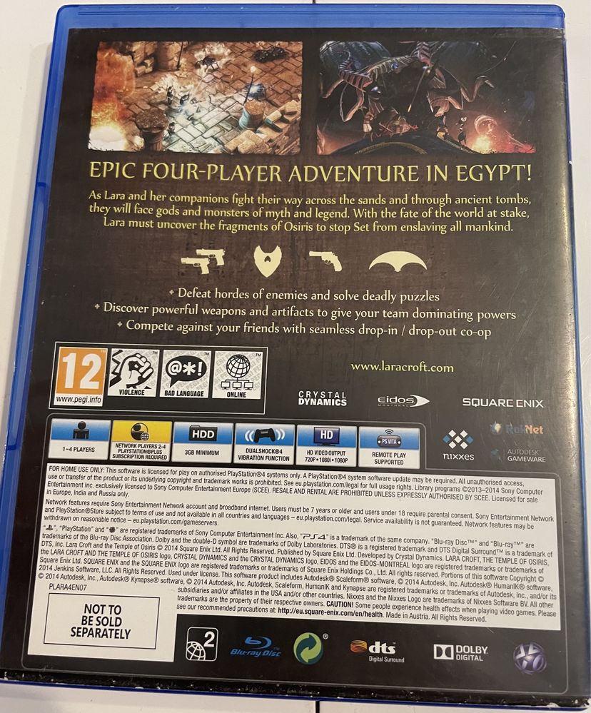 Lara Croft and the Temple of Osiris - wersja Gold z figurką - PS4