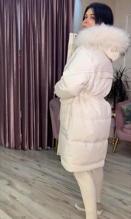 Куртка зимова натуральний єнот