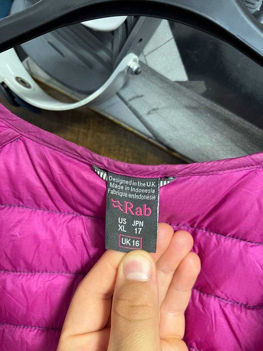 Жіноча зимова куртка мікропуховик Rab