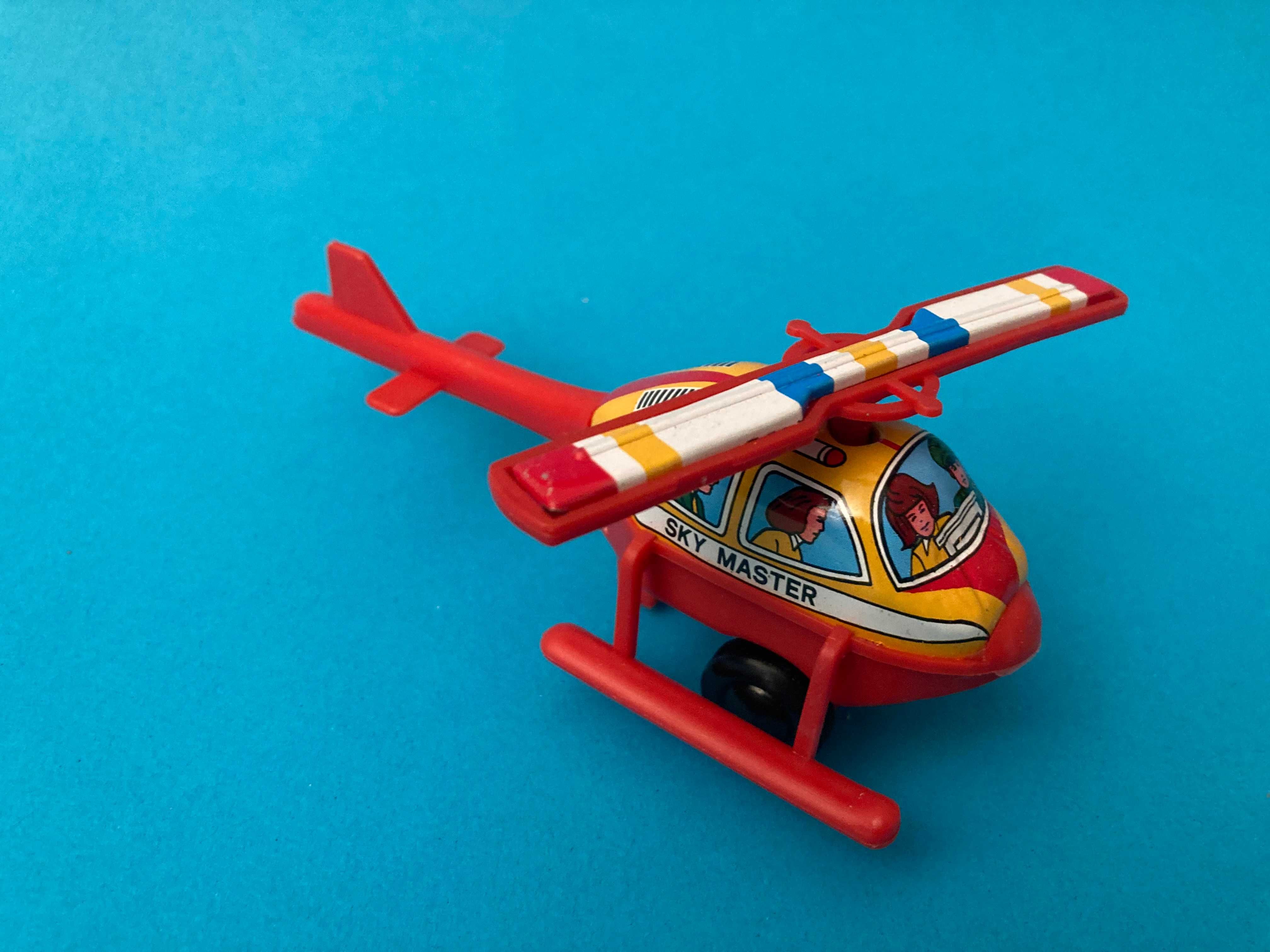Helicópteros em chapa da Marca Payva Espanha Anos 80 Vermelhos