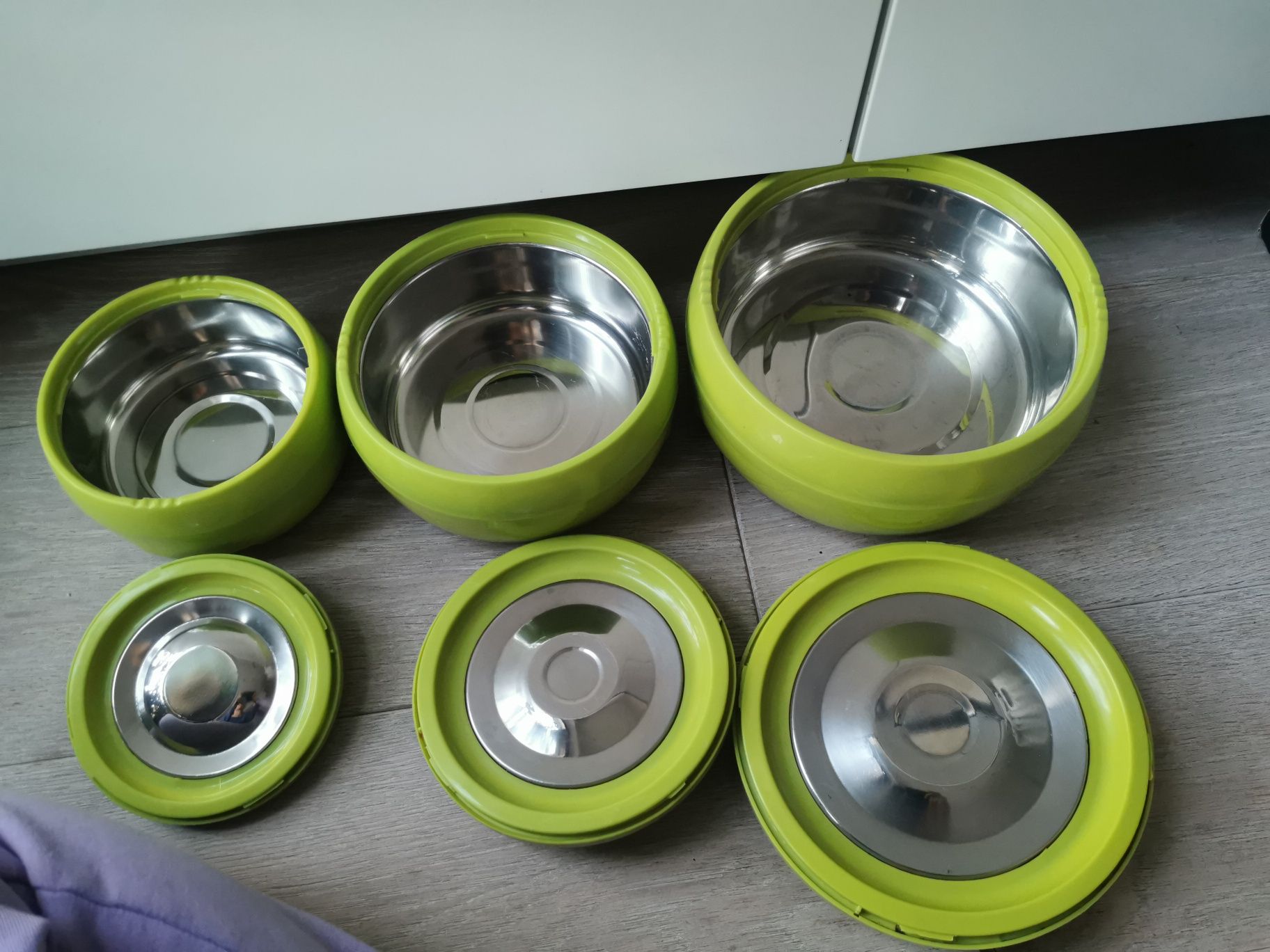 Zestaw 3 termosy termomisa zielone King cosmos set 1500, 1000 i 600 ml