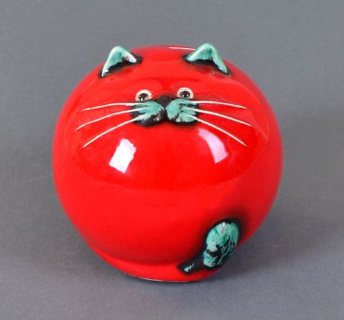 Skarbonka kotek figurka kotka kotek ceramiczny