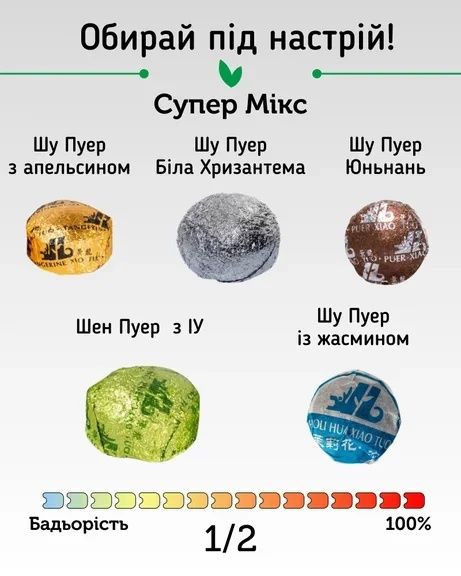 Китайский чай, Микс Шу Пуэров