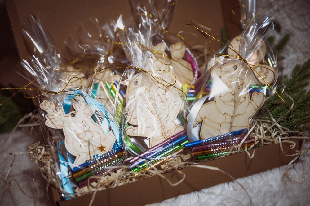 Zestaw diy dla dzieci mikołajki prezent paczki