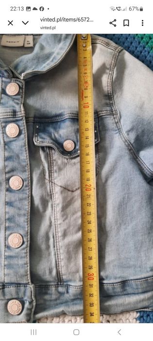 Kurtka jesienna r.128, 8 lat kwiaty, Name it, Gant, Adidas, Nike, Nowa