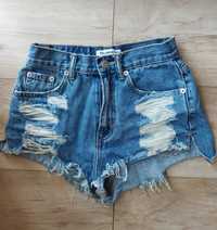 Szorty spodenki jeansowe Pull&Bear, rozm XS