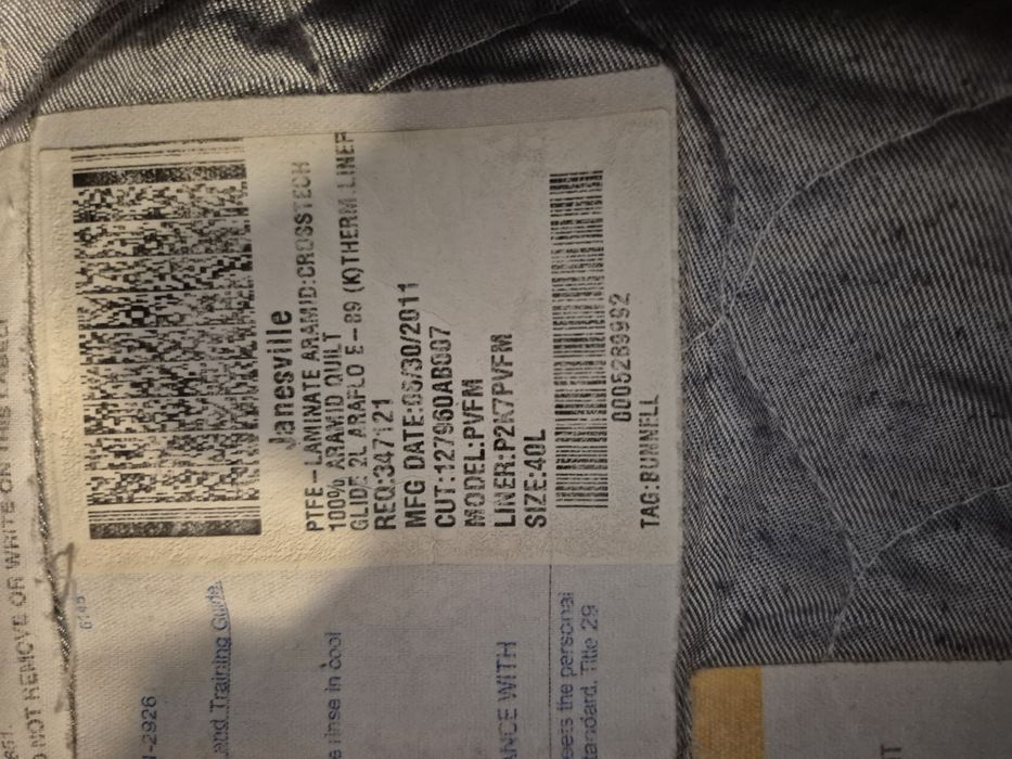 Ubranie strażackie z USA rozmiar L