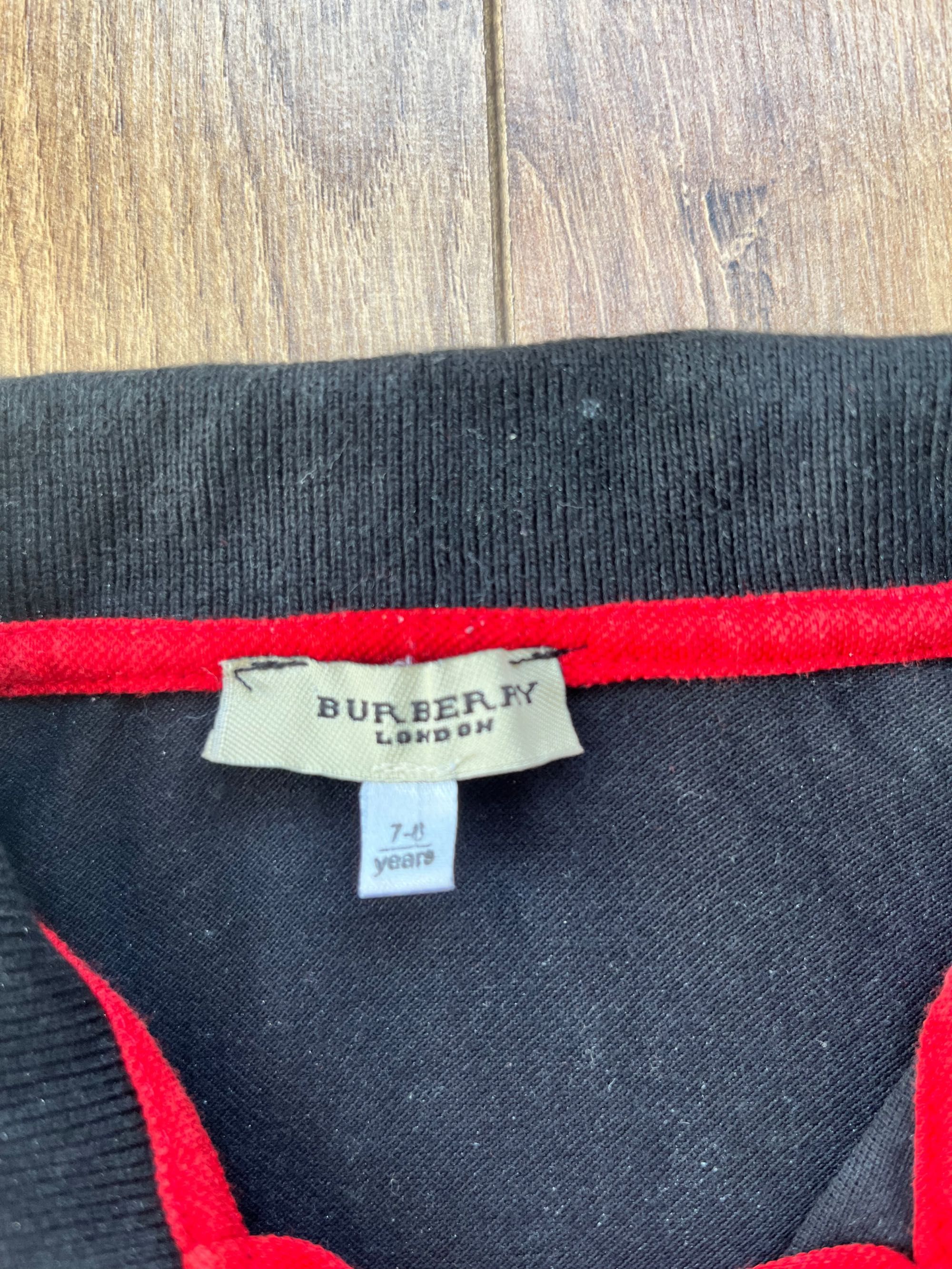 Polo chłopięce Burberry 7lat stan bdb