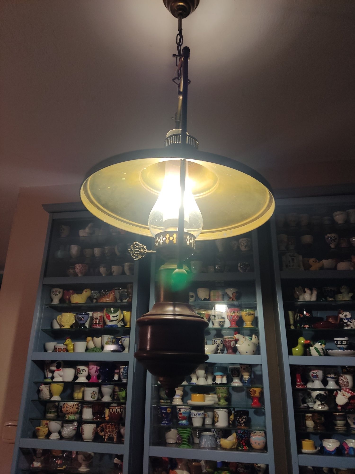 Lampa retro wisząca stara lampa antyk
