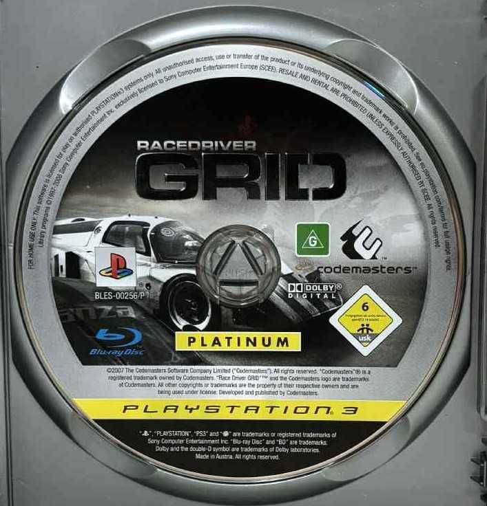 Gra Ps3 RaceDriver Grid