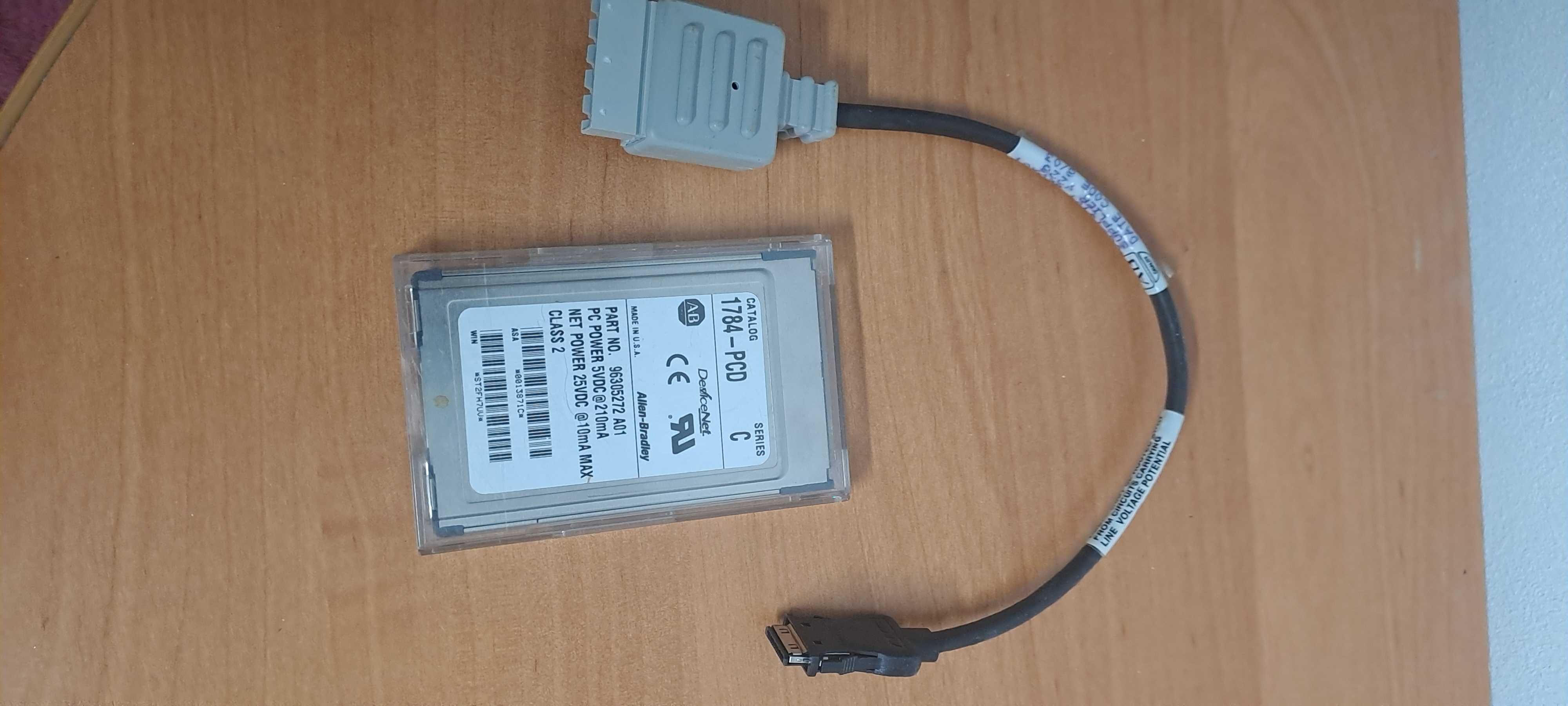 Karta komunikacyjna PCMCIA Controlnet i Devicet (dwie karty)