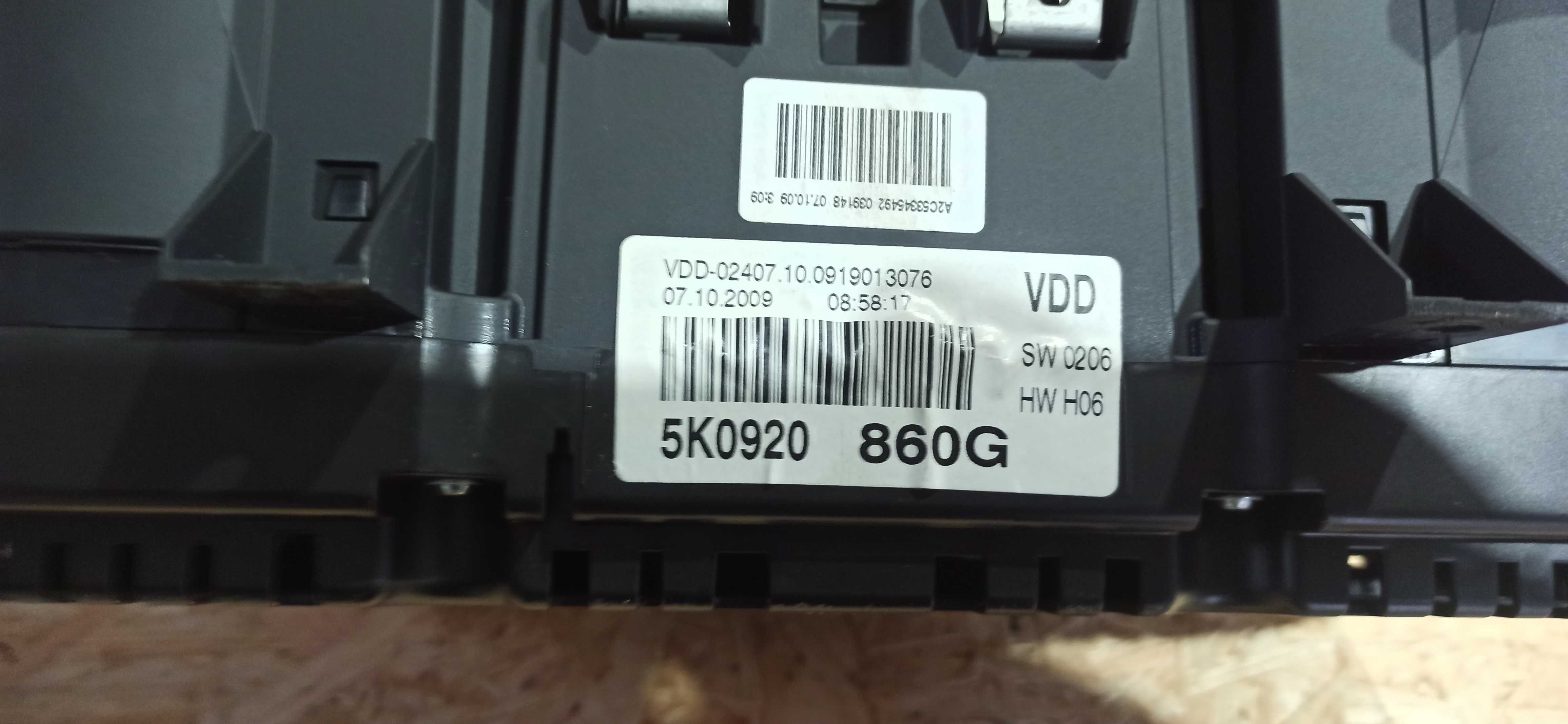 Quadrante VW GOLF VI