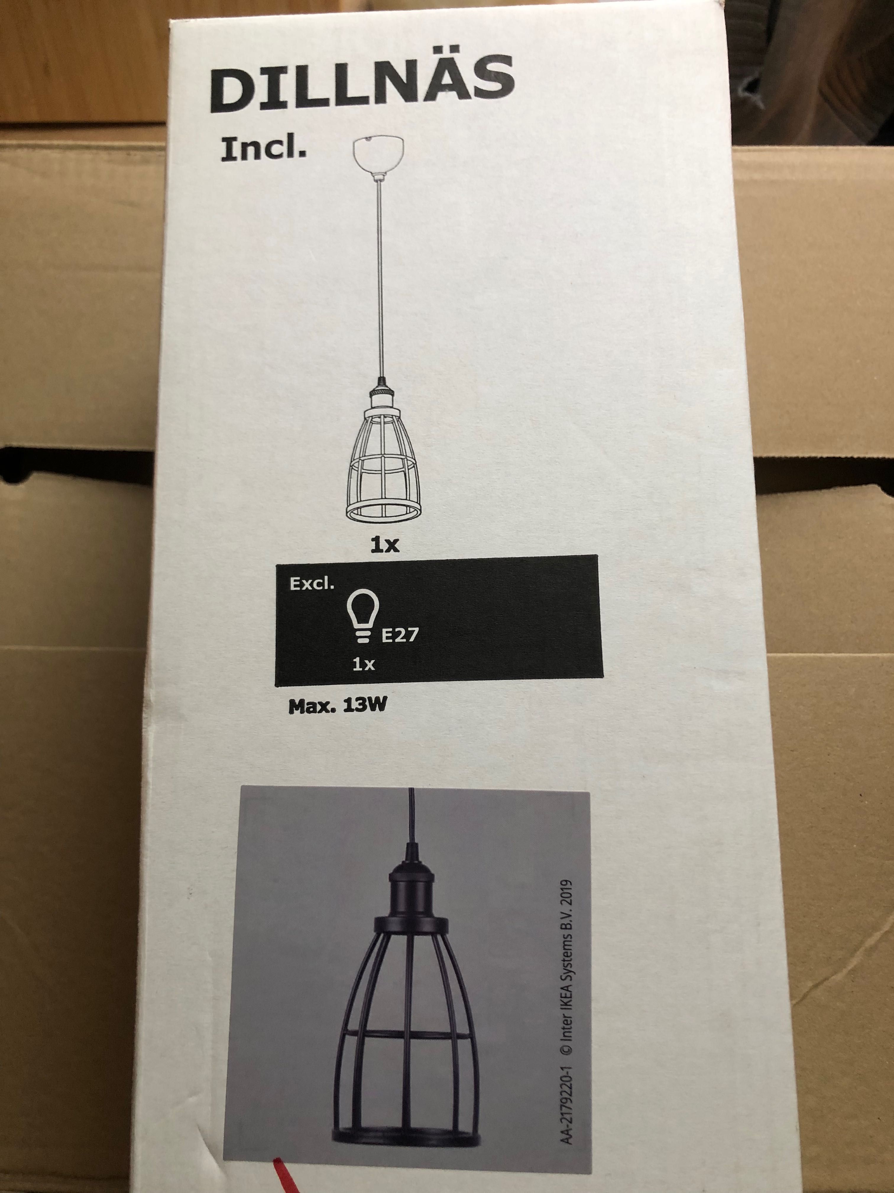 Ikea Dillnas lampa wisząca E27