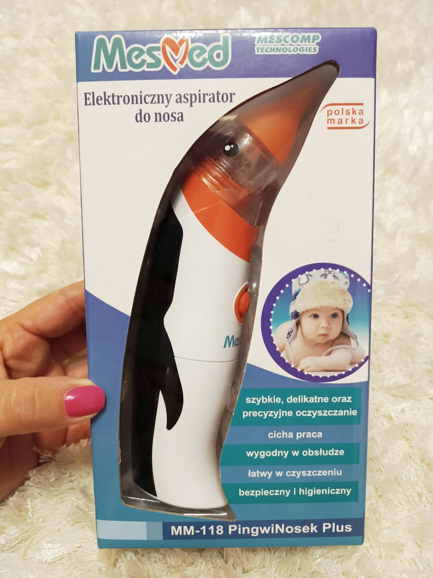 Elektroniczny aspirator do nosa