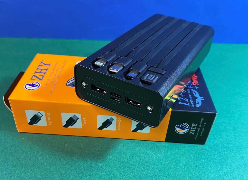 Фірмовий повербанк на 20000mAh із сонячною панеллю для всіх пристроїв