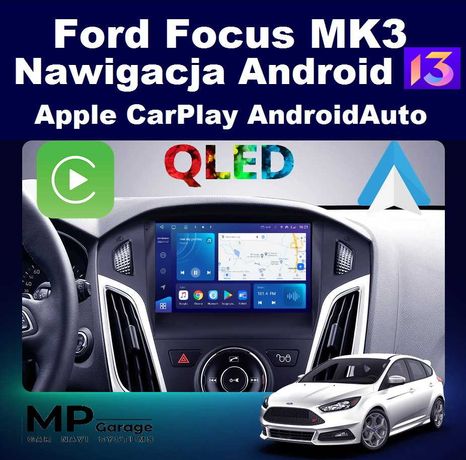 Ford Focus MK3 Radio Nawigacja Android_13 Qled CarPlay Gwarancja!!!