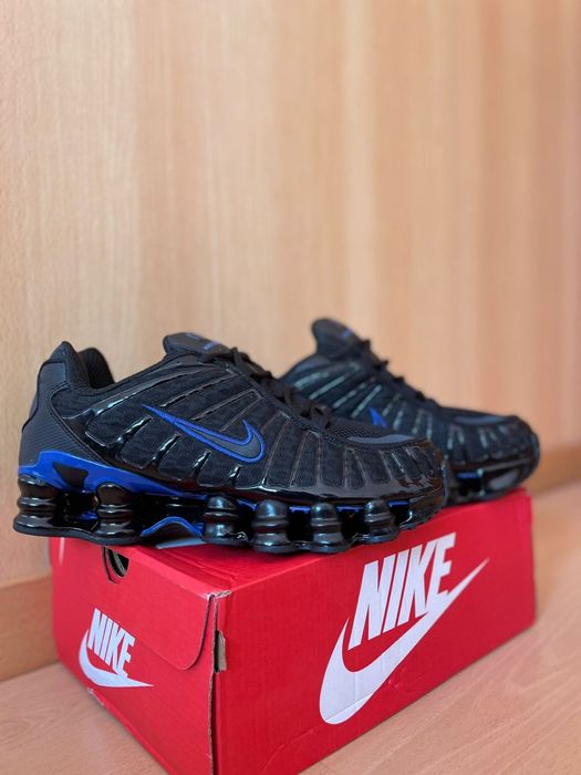 Nike Shox TL Black and Blue