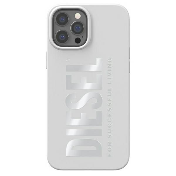 Diesel Silicone Case Iphone 12 Pro Max Biały/White 44283