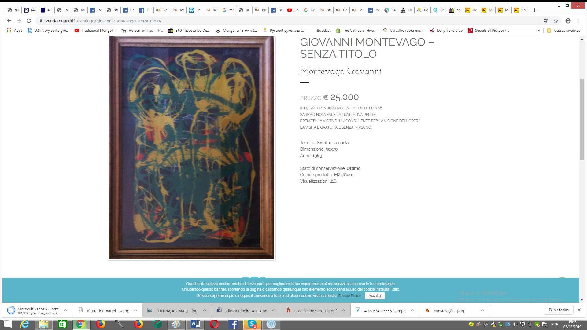 Oportunidade Exclusiva: Adquira uma Obra Autêntica de Montevago
