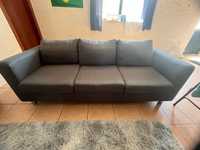 Sofa cinza 3 lugares