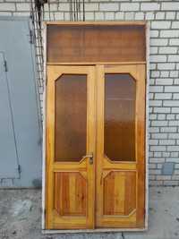 Дверь деревянная с коробом